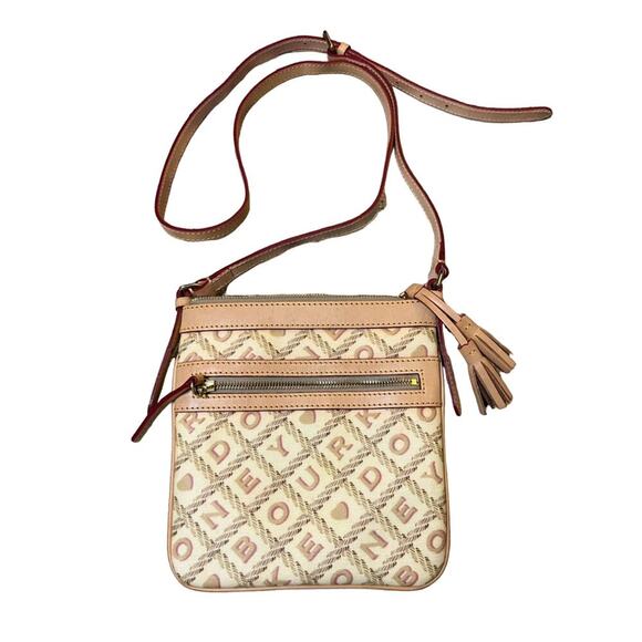 Dooney & Bourke Cream Pattern Crossbody Bag - Picture 1 of 6